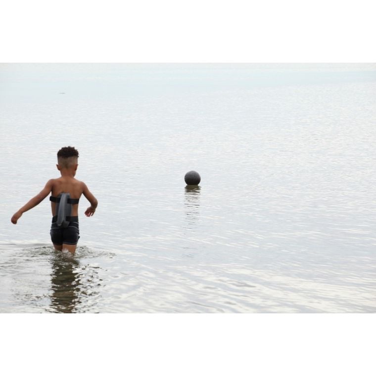 Scrunch, piłka, różowa