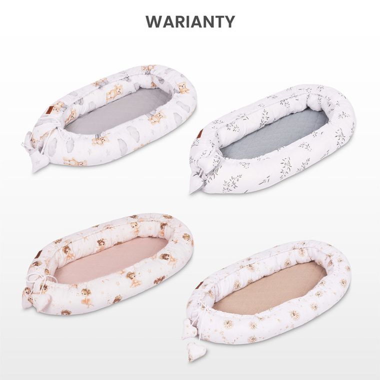 Sensillo, Gałązka, gniazdko niemowlęce, kokon, muślin, zielony, 80-45 cm