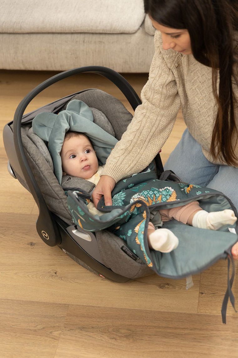 Sensillo, Velvet, Paradise, otulacz do fotelika, szmaragdowy