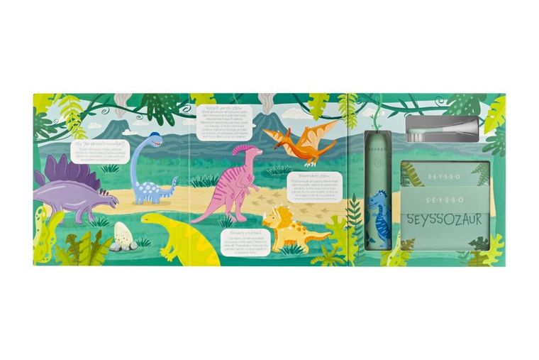 Seysso, Kids, Dinosaur, szczoteczka soniczna, blue, 3l+