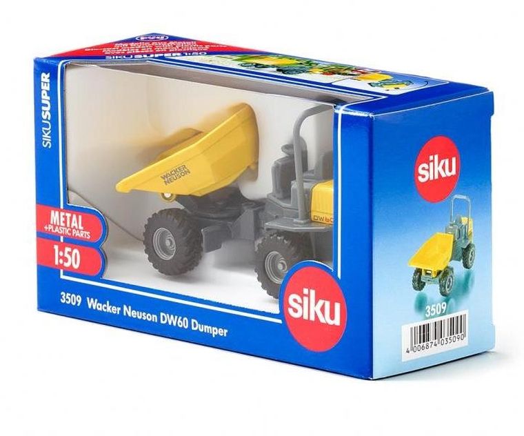 Siku, Wywrotka Wacker Neuson DW60, model pojazdu, 1:50, 3509