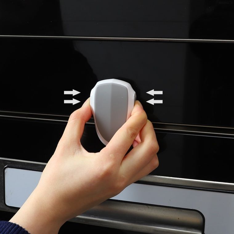 Sipo, zabezpieczenie drzwi piekarnika, białe