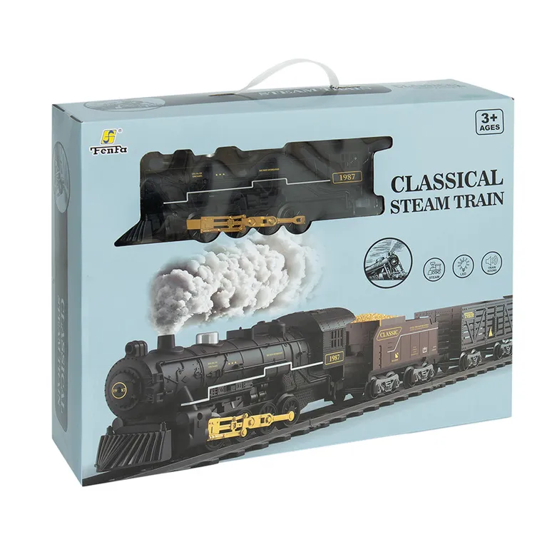 Smiki, Fenfa, klasyczna kolejka, para wodna, światło i dźwięk, 1:48