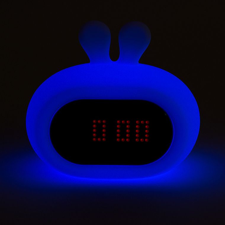 Smiki, Królik, lampka silikonowa LED z zegarkiem