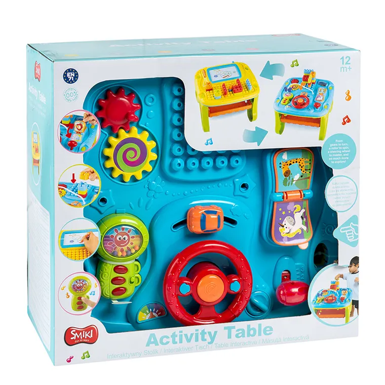 Smiki, stolik interaktywny, dwustronny blat