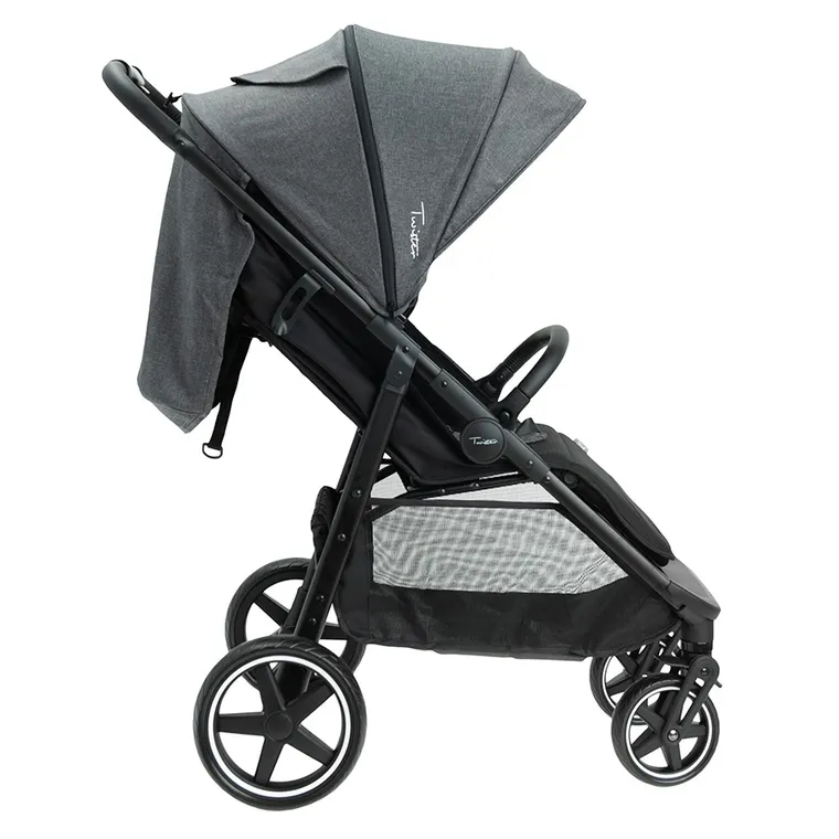 Smiki, Twister, wózek spacerowy, szary