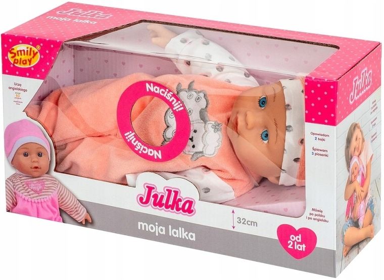 Smily Play, Julka, lalka interaktywna, leżąca