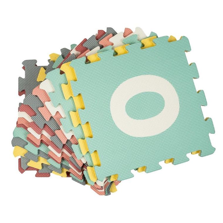 Smily Play, mata piankowa, pastelowa, cyfry