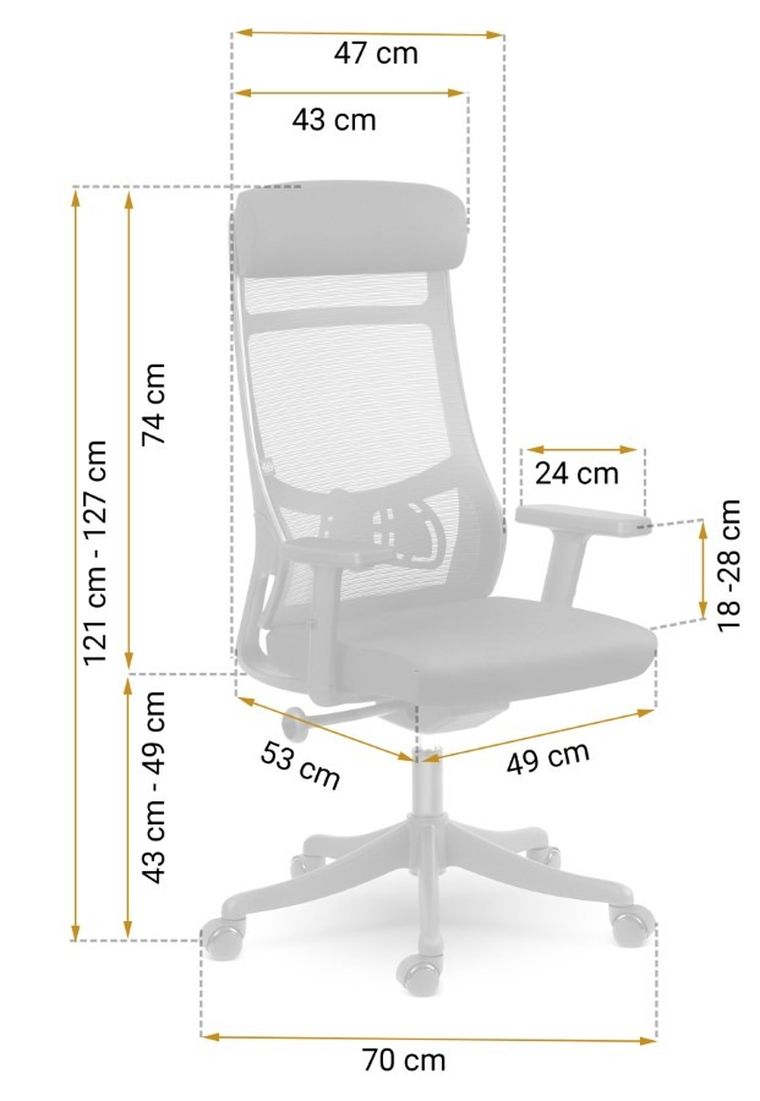 Sofotel, Brema, fotel biurowy, czarny