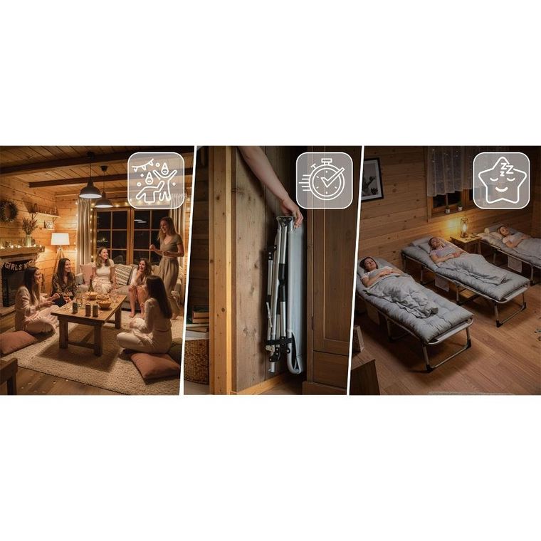 Sofotel, ChillWell Dream, łóżko turystyczne, składane, leżak ogrodowy