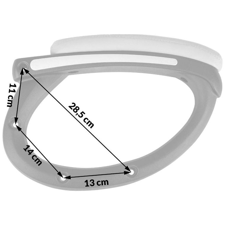 Sofotel, Porto, podłokietniki do fotela, szare