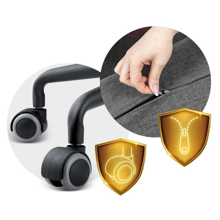 Sofotel, Werona, fotel biurowy, szary