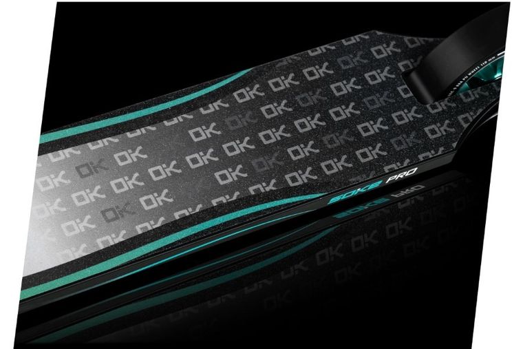 Soke, Pro, hulajnoga wyczynowa, czarno-srebrno-turkusowa