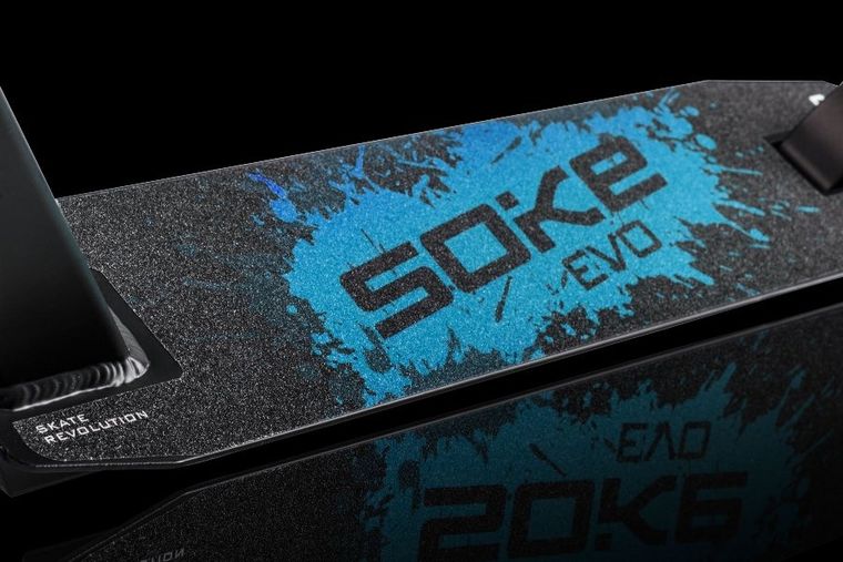 Soke, Strunt Evo, hulajnoga wyczynowa, czarno-niebieska