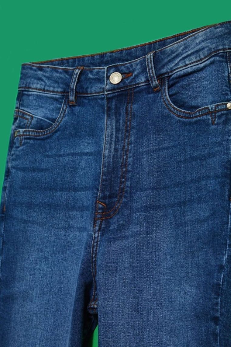 Spodnie jeansowe damskie, niebieskie, Moodo