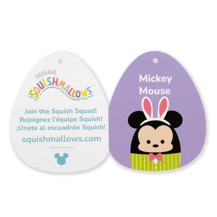 Squishmallows, Disney, Wielkanocna Myszka Miki, maskotka, 30 cm