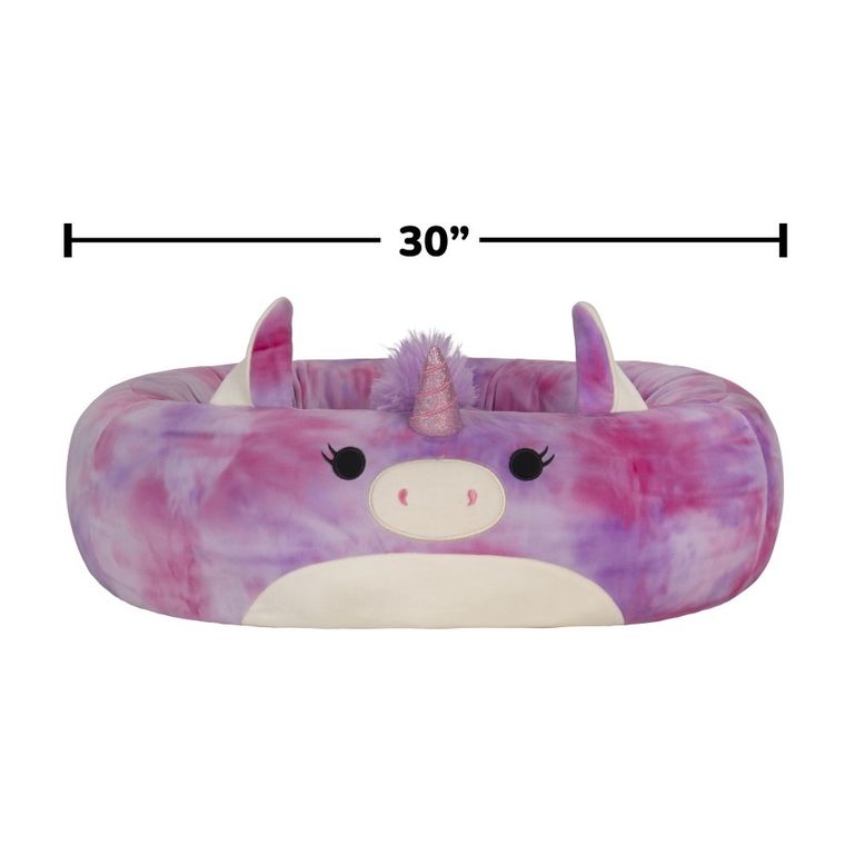 Squishmallows, legowisko dla psa, rozmiar L, 76 cm, Lola the Unicorn
