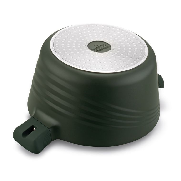 Starke Pro, Naturale, zestaw garnków marmurowych z pokrywką i patelnia, 10 elementów