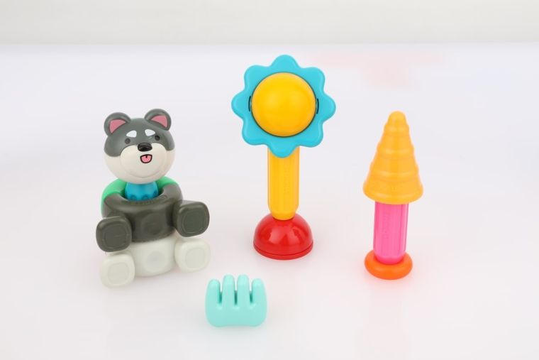Stick-O, Kot i Pies, klocki magnetyczne, 27 elementów