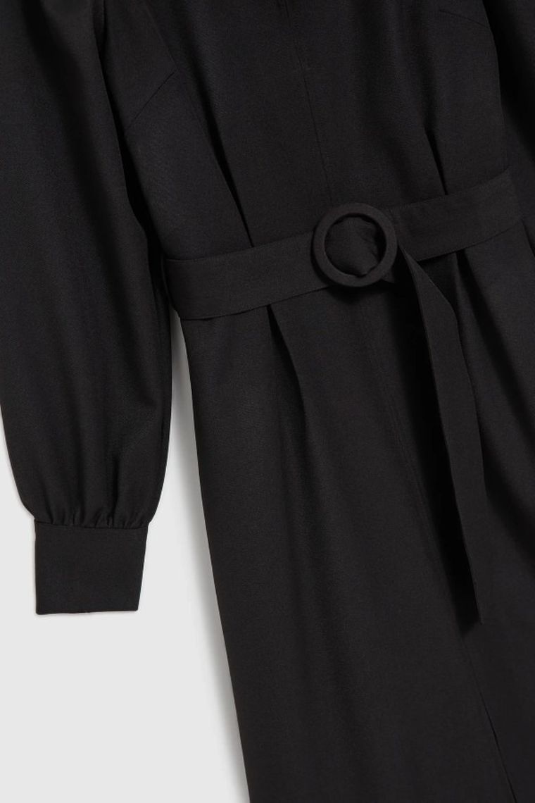 Sukienka damska, czarna, Moodo