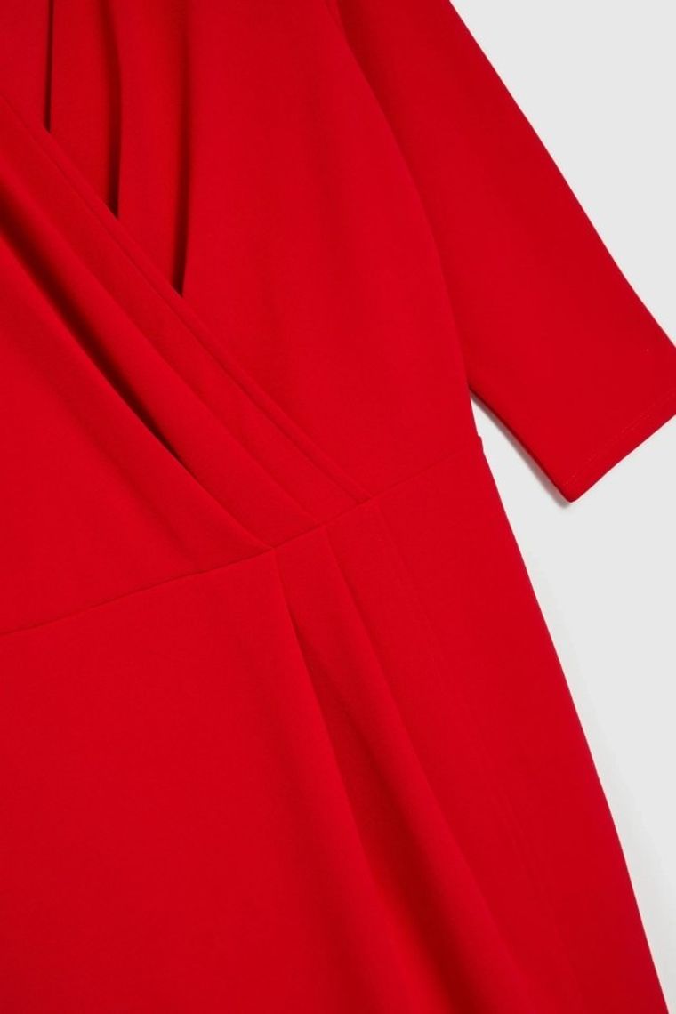 Sukienka damska, czerwona, Moodo