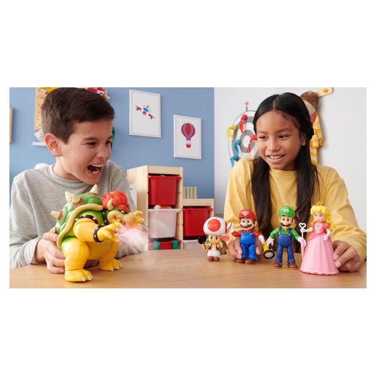 Super Mario, Bowser, figurka, 18 cm