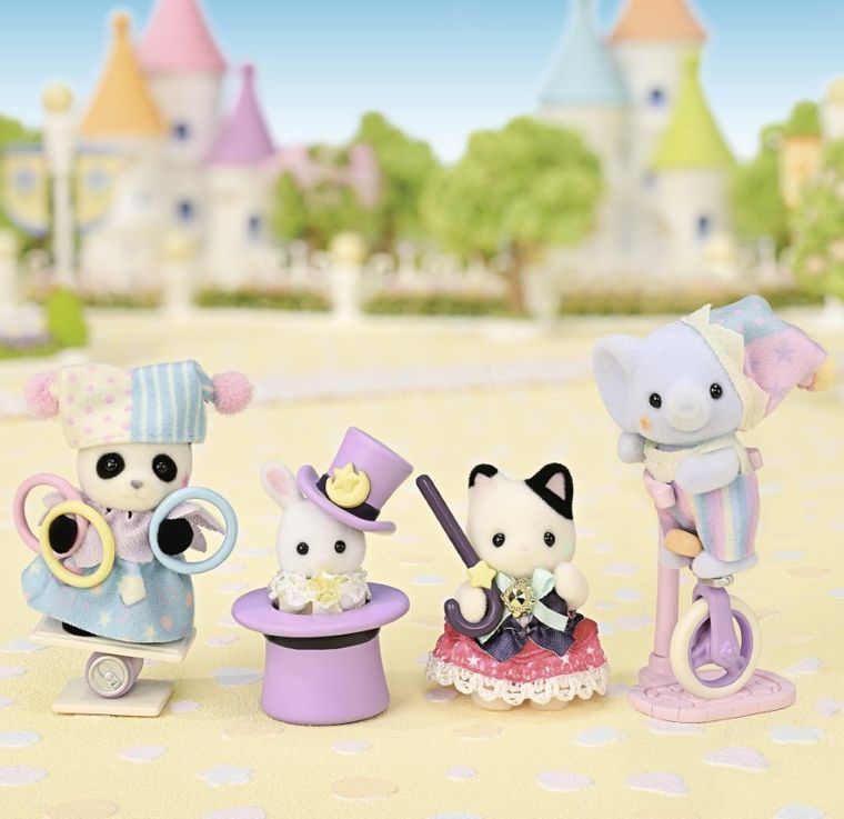 Sylvanian Families, 40th Anniversary, Cyrkowe sztuczki, figurki z akcesoriami, 5844