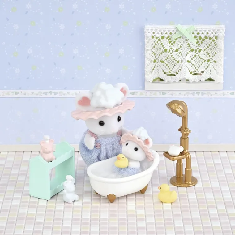 Sylvanian Families, Kąpiel z bąbelkami, zestaw z figurkami, 5805