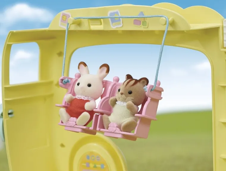 Sylvanian Families, Kolorowy Autobus, rozkładany pojazd, 5744