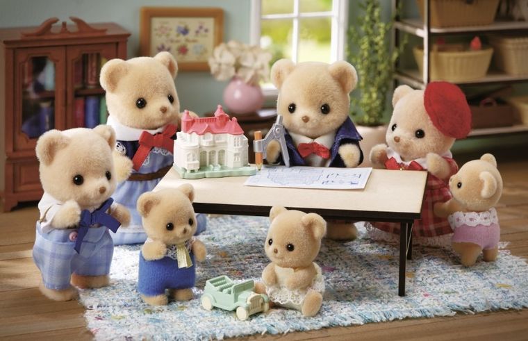 Sylvanian Families, Rodzina ciasteczkowych misiów, zestaw figurek, 5851