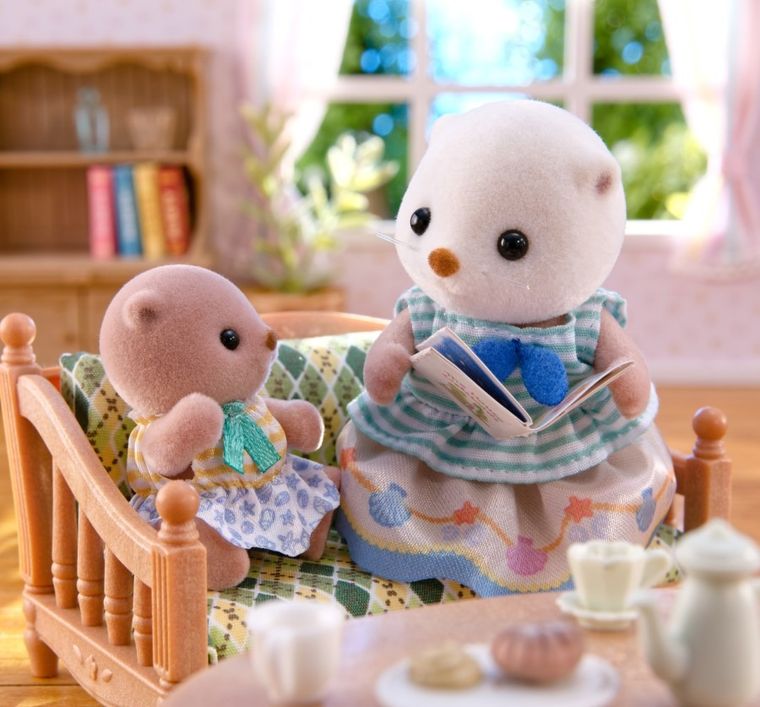 Sylvanian Families, Siostry Wydr Morskich na wakacjach, zestaw z figurkami, 5804