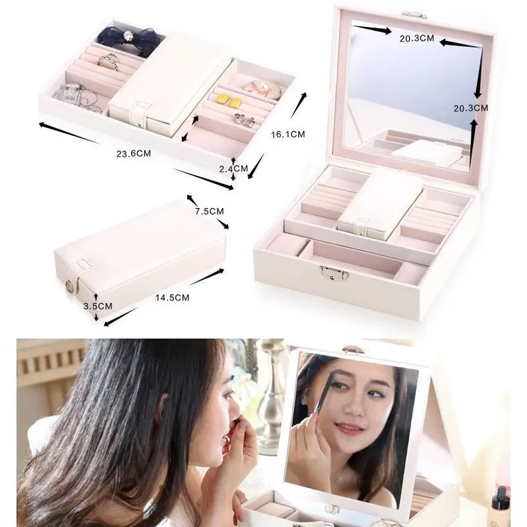 Szkatułka na biżuterię, Premium, Lelani, czarna