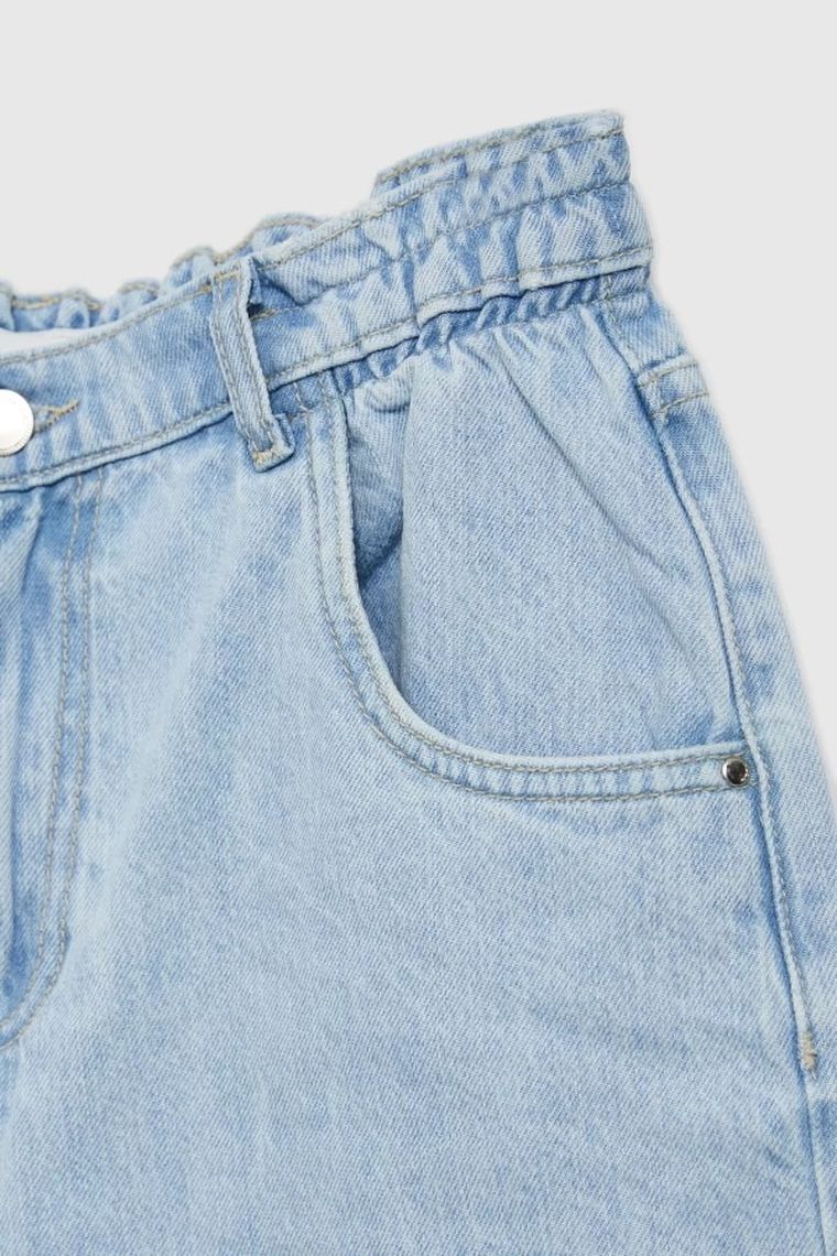 Szorty jeansowe damskie, niebieskie, Moodo