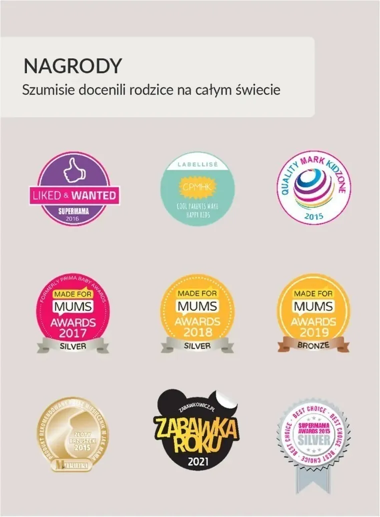Szumisie, Szumiś Królik, maskotka 7w1 z aplikacją i lampką, brązowy