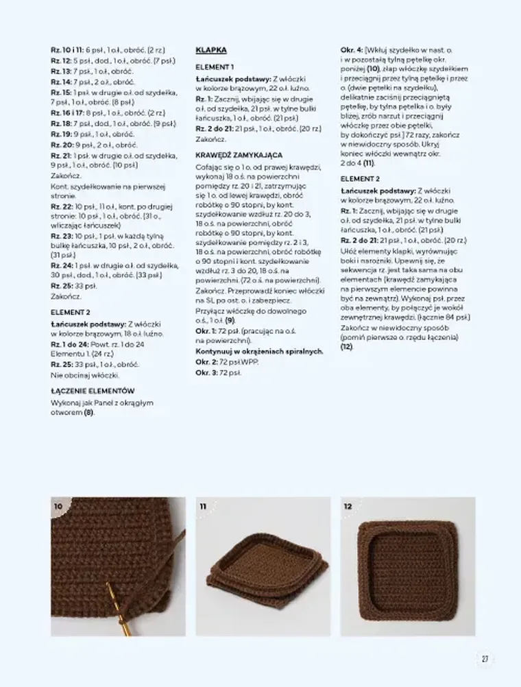 Szydełkowanie. Zabawki aktywizujące. Wzory amigurumi na zabawki edukacyjne