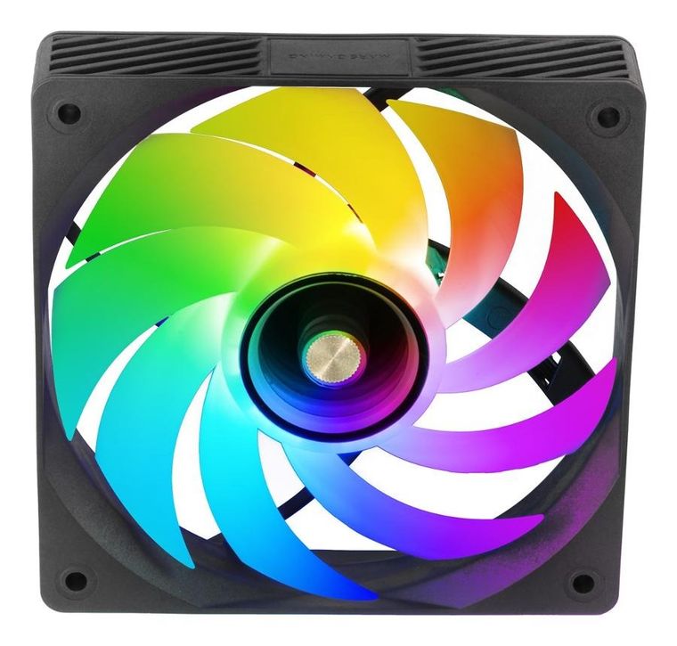 Tacens, Mars, wentylatory z hubem i pilotem, czarne, 120 mm, 4 szt.