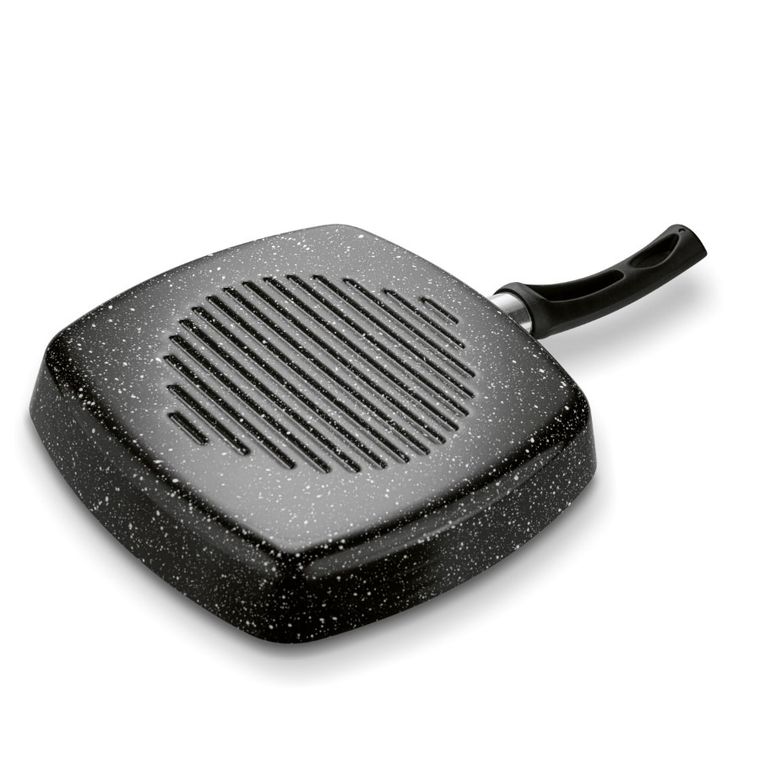 Tadar, Marmara, patelnia grillowa, czarna, 26 cm