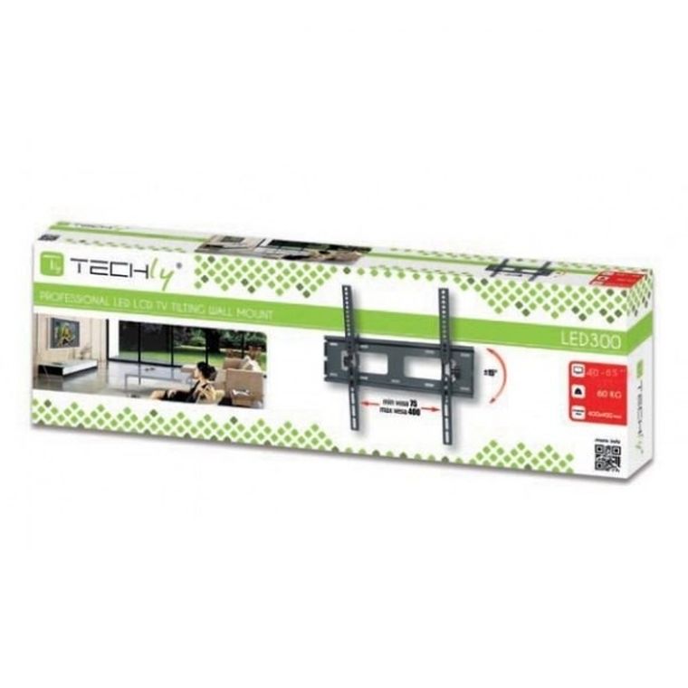Techly, uchwyt ścienny TV LED/LCD, 40-65"