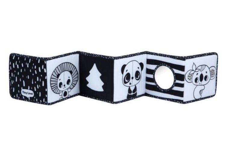 Tiny Love, Décor, książeczka interaktywna, dwustronna, czarno-biała