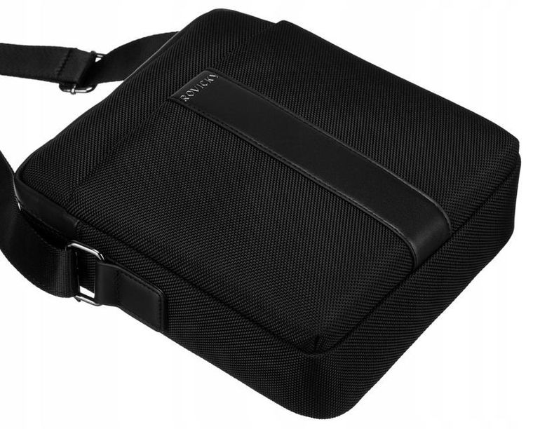 Torba listonoszka, czarna, Rovicky