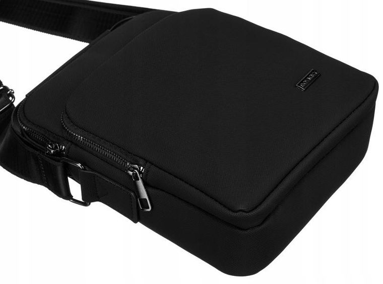 Torba listonoszka, czarna, Rovicky