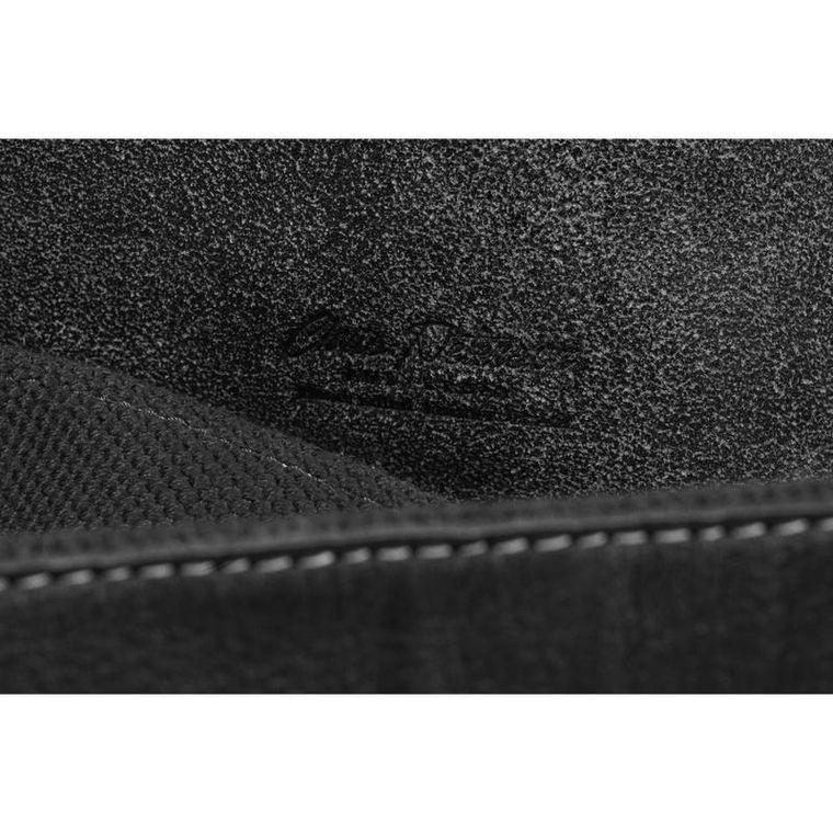 Torba na laptopa, czarna, skórzana, Peterson