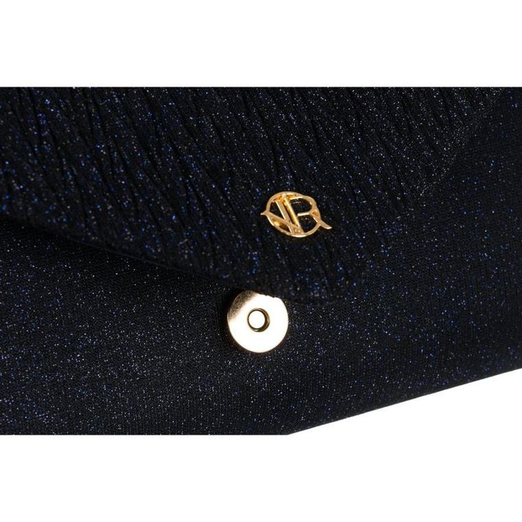 Torebka kopertówka, granatowa, Rovicky