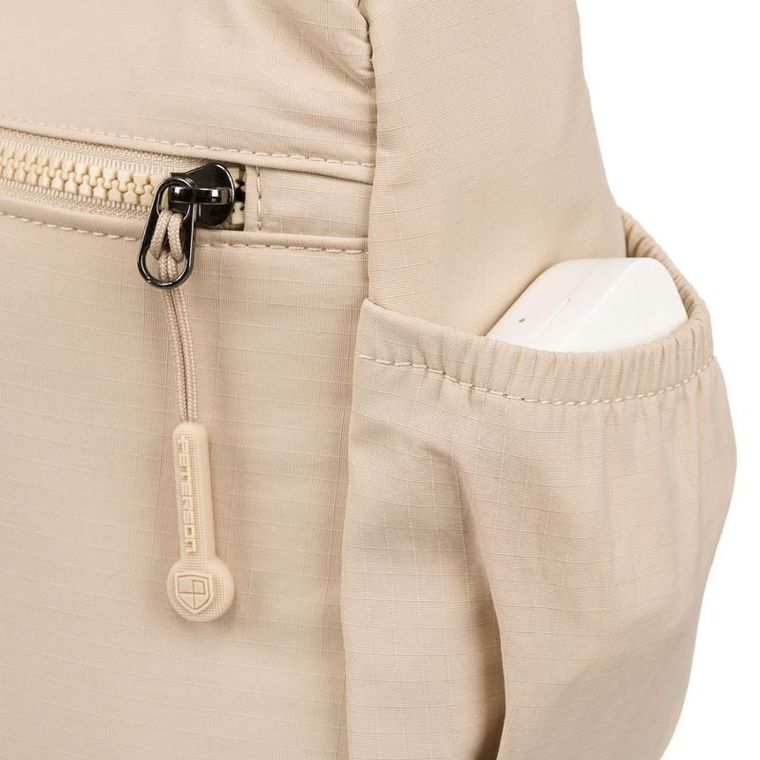 Torebka listonoszka, beżowa, Peterson