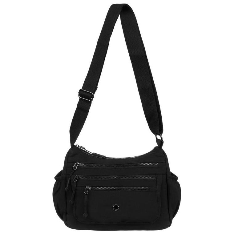 Torebka listonoszka, czarna, Peterson