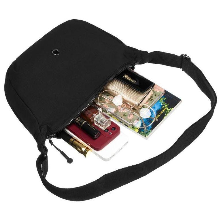 Torebka listonoszka, czarna, Peterson