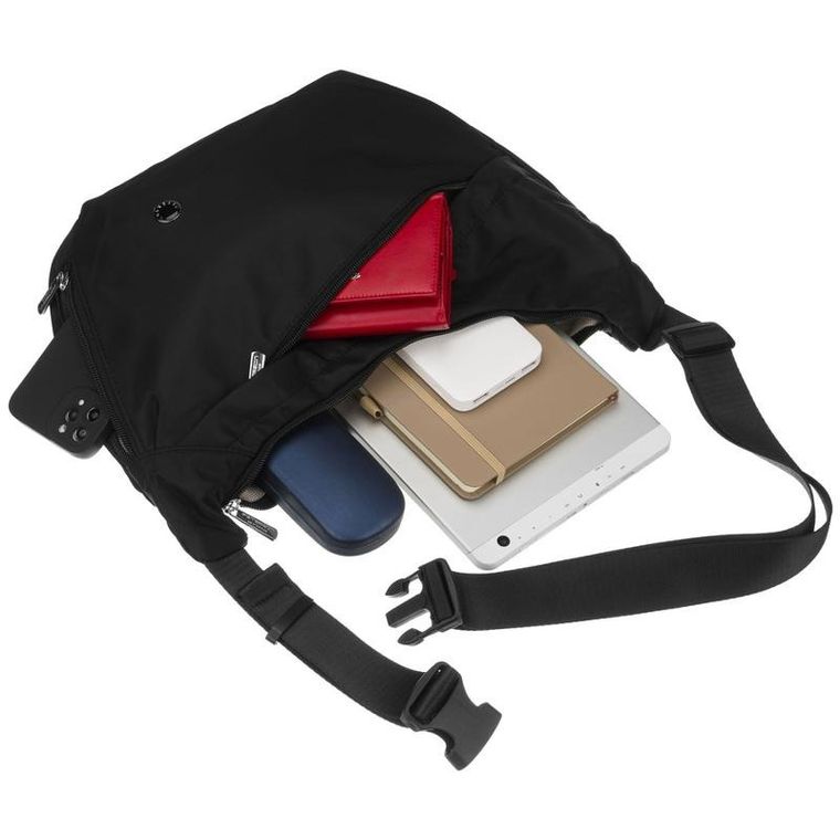 Torebka listonoszka, czarna, Peterson