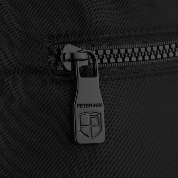 Torebka listonoszka, czarna, Peterson