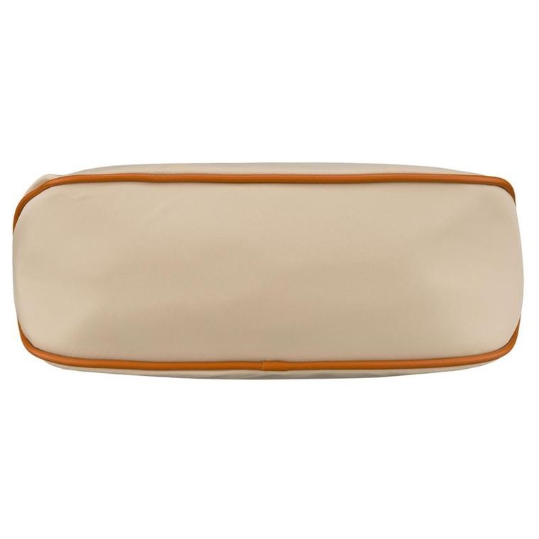 Torebka listonoszka, ecru, skóra ekologiczna, Peterson