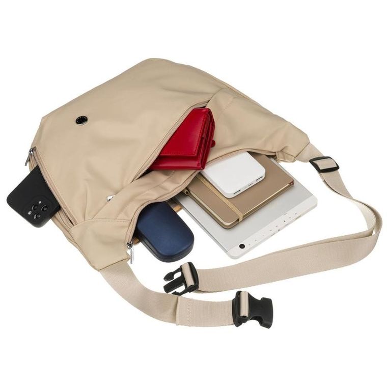 Torebka listonoszka, jasnobeżowa, Peterson